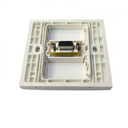 VGA duvar tipi kasalı priz sıva üstü vga priz