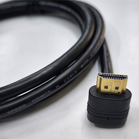 Hdmı 270 derece L tipi kablo hdmi dik L kablo 1.5m