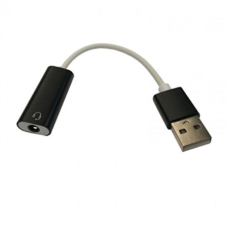 USB Harici Ses Kartı 7.1CH 3.5mm mikrofonlu kulaklık tek port girişli 