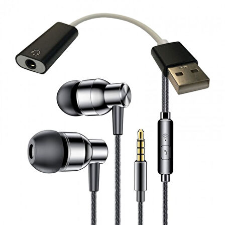 USB Harici Ses Kartı 7.1CH 3.5mm mikrofonlu kulaklık tek port girişli 