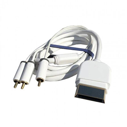 Xbox 360 RCA kompozit R/L audio ses ve görüntü kablo 2m