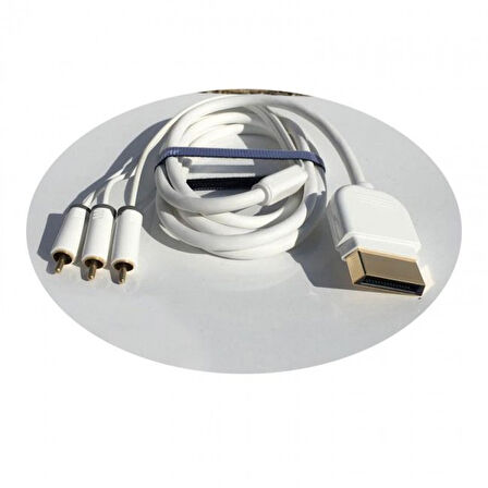 Xbox 360 RCA kompozit R/L audio ses ve görüntü kablo 2m