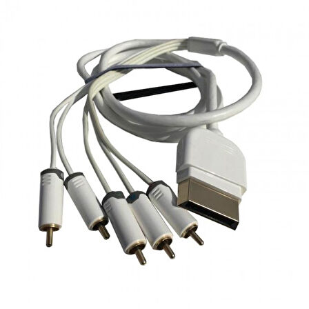 X box 360 5 rca companent + R/L audio kablo ses ve görüntü kablosu 2m