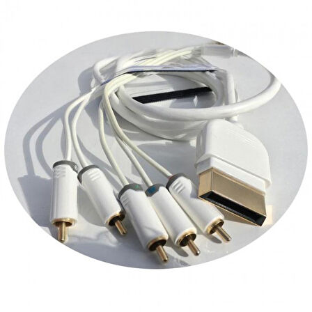 X box 360 5 rca companent + R/L audio kablo ses ve görüntü kablosu 2m