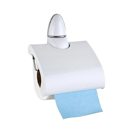 By Nevser® Kapaklı Rulo Tuvalet Kağıdı Tutucu Askısı Standı Wc Kağıtlık