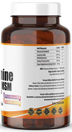 Glucosamine Chondroitin Msm Zerdeçal 120 Tablet