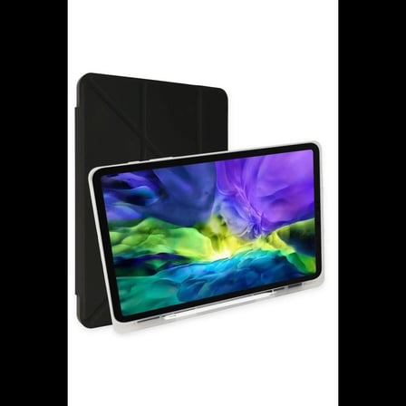 Samsung Galaxy P610 Tab S6 Lite 10.4 Kılıf Kalemlikli Mars Tablet Kılıfı - Siyah