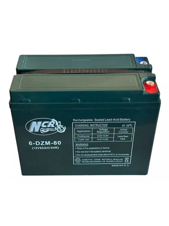 NCR AKÜ 12V 80AH KASALI E BİKE AKÜ