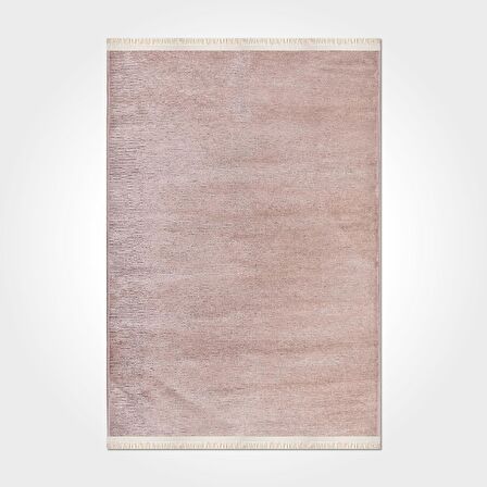 Bej Özel Kaymaz Tabanlı Pamuk Dokuma Kilim