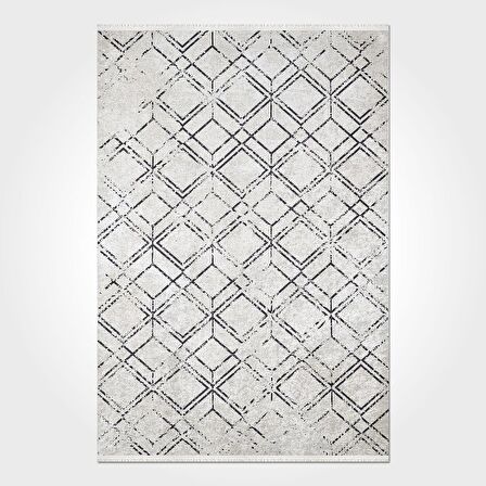 Geometrik Desen Kaymaz Taban Yıkanabilir Dijital Baskı Halı