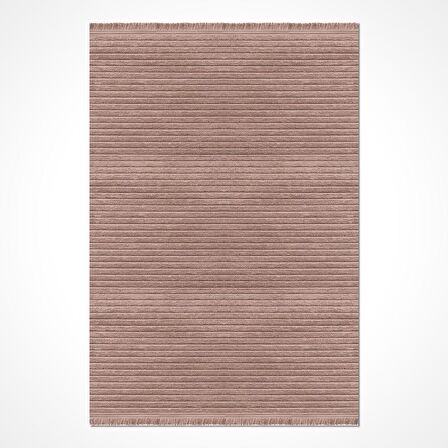 Kahverengi Kaymaz Tabanlı Pamuk Dokuma Kilim