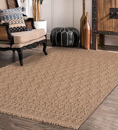 Jüt Hasır Bukle Örme Kilim