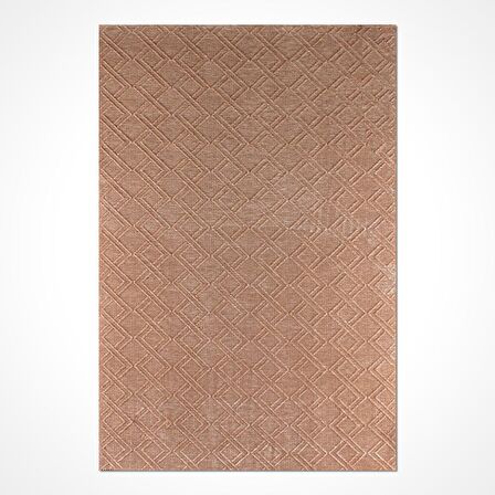 Bej Kadife Dokuma Şönil Kilim