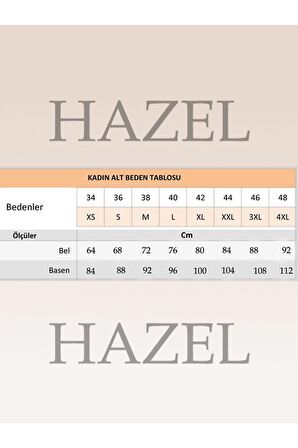 Kadın Lacivert Düğmeli Yüksek Bel Palazzo Pantolon