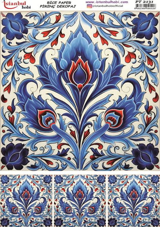 Pirinç Dekopaj Kağıdı 30x42cm PT-2131
