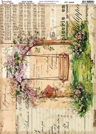 Pirinç Dekopaj Kağıdı 30x42cm PT-4460