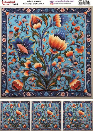 Pirinç Dekopaj Kağıdı 30x42cm PT-2124