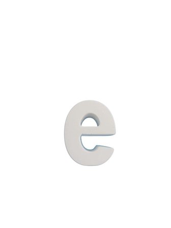 Boyanabilir Harf Obje - E - 4x3cm