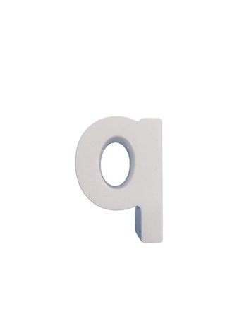 Boyanabilir Harf Obje - Q - 5,2x3,7cm