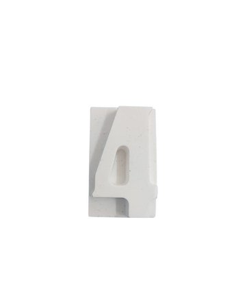 Boyanabilir Rakam Obje - 4 - (Dört) 4,5x2,7cm