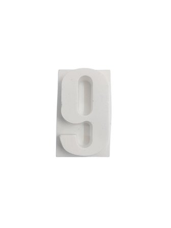 Boyanabilir Rakam Obje - 9 - (Dokuz) 4,5x2,7cm