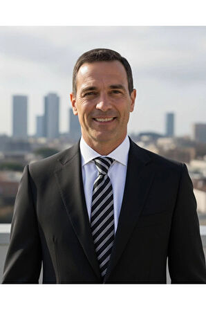 Siyah Beyaz Çizgili 8 Cm Genişliğinde Kravat