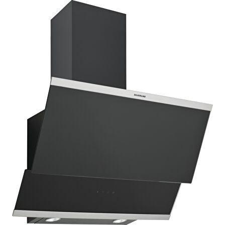 Silverline 3420 Classy - CS5335B01 - BO65E1B01 Siyah Cam Ankastre Set