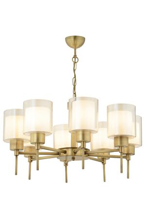 Goldie 8 Li Eskitme Modern Yatak Odası  Salon Avize 