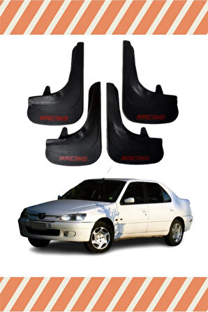 Peugeot 306 Sd Tüm Kasalar Racing yazılı 4’lü tozluk çamurluk paçalık