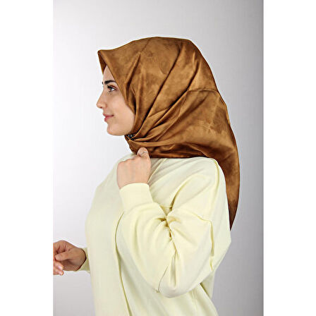 Gold Aker Ipek Krep Saten Eşarp 7208701-332