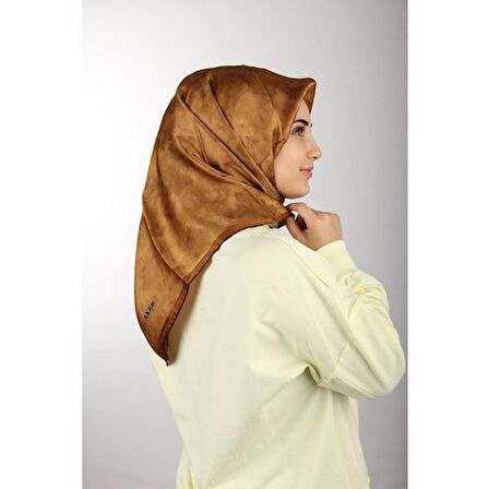 Gold Aker Ipek Krep Saten Eşarp 7208701-332