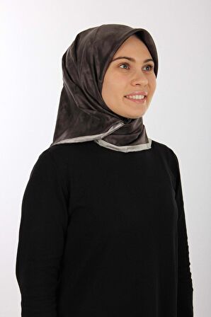 Aker 90*90 Siyah Sura Ipek Eşarp 7208701 - 371