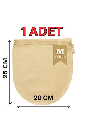 25x30 cm Organik Pamuk Süzme Kesesi , Süt Bezi Çok Amaçlı Süzme Kesesi Süt Bezi Yoğurt Peynir Sebze
