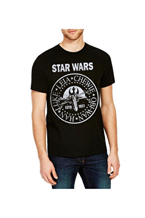 SW Siyah Erkek Tshirt