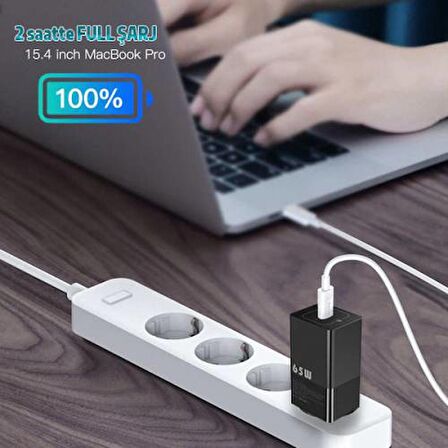 Polham Gan 65W Usb C Hızlı Şarj Aleti 4.0 Hızlı Macbook Pro Şarj Aleti 3.0 QC4.0 PD3.0 Şarj Başlık