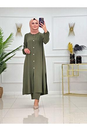 Kadın Tesettür 2'Li Takım Tunik & Pantolon