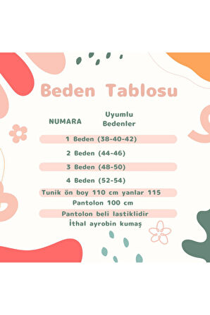 Kadın Tesettür 2'Li Takım Tunikli & Pantolonlu
