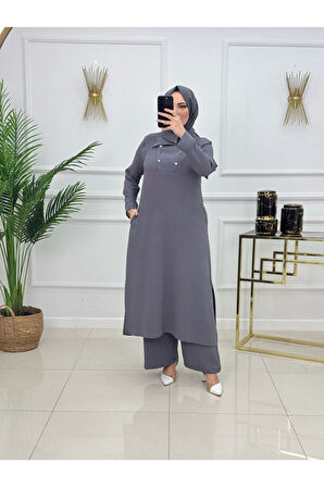 Kadın Tesettür 2'Li Takım Tunik & Pantolon