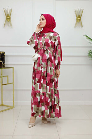 Kadın Tesettür Yazlık Elbise