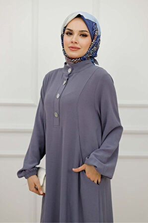 Kadın Tesettür 2'Li Takım Yazlık Aerobin Kumaş Tunik & Pantolon