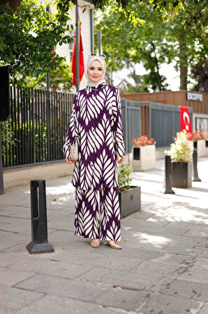 Kadın Tesettür 2'Li Takım Tunik & Pantolon