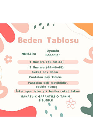 Kadın Tesettür Takım 2'Li Ceket & Pantolon Takımı