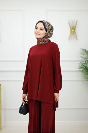 Kadın Tesettür 2'Li Takım Tunik & Pantolon