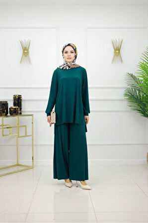 Kadın Tesettür 2'Li Takım Tunik & Pantolon