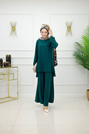 Kadın Tesettür 2'Li Takım Tunik & Pantolon