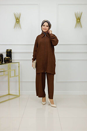 Kadın Tesettür 2'Li Takım Ceket & Pantolon