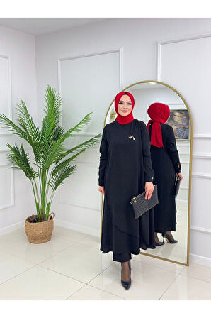 Kadın Tesettür 2'Li Takım Pantolon & Tunik