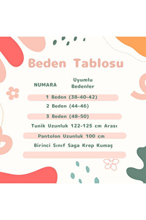 Kadın Tesettür 2'Li Takım Pantolon & Tunik