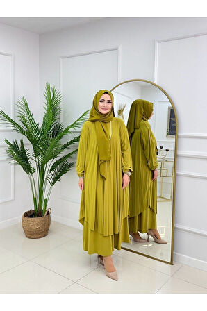 Kadın Tesettür Takımı 2'Li Takım Etek & Tunik