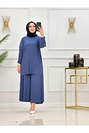 Kadın Tesettür 2'Li Takım Tunik & Pantolon Takımı